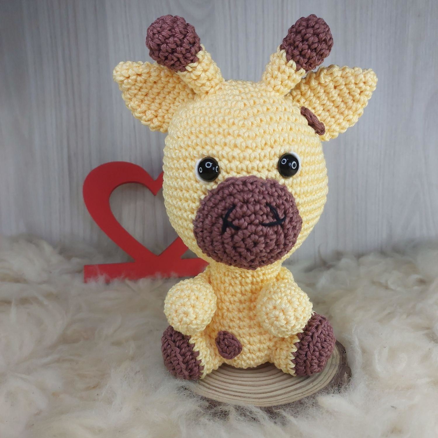 Baby Safari Girafa em Amigurumi. - Imagem 5