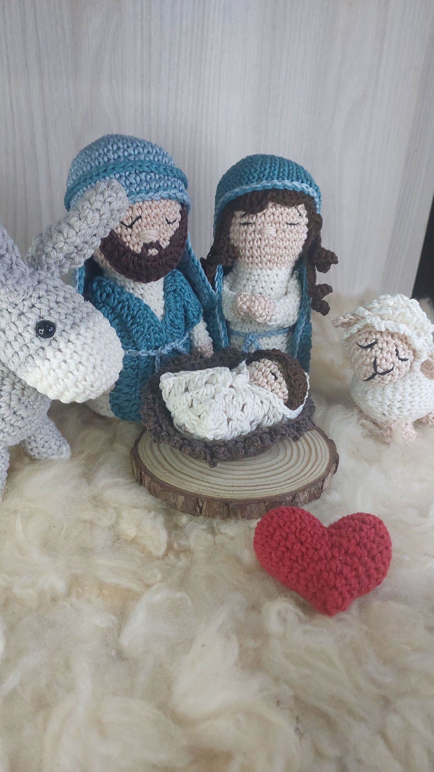 Sagrada Família em Amigurumi. - Imagem 5