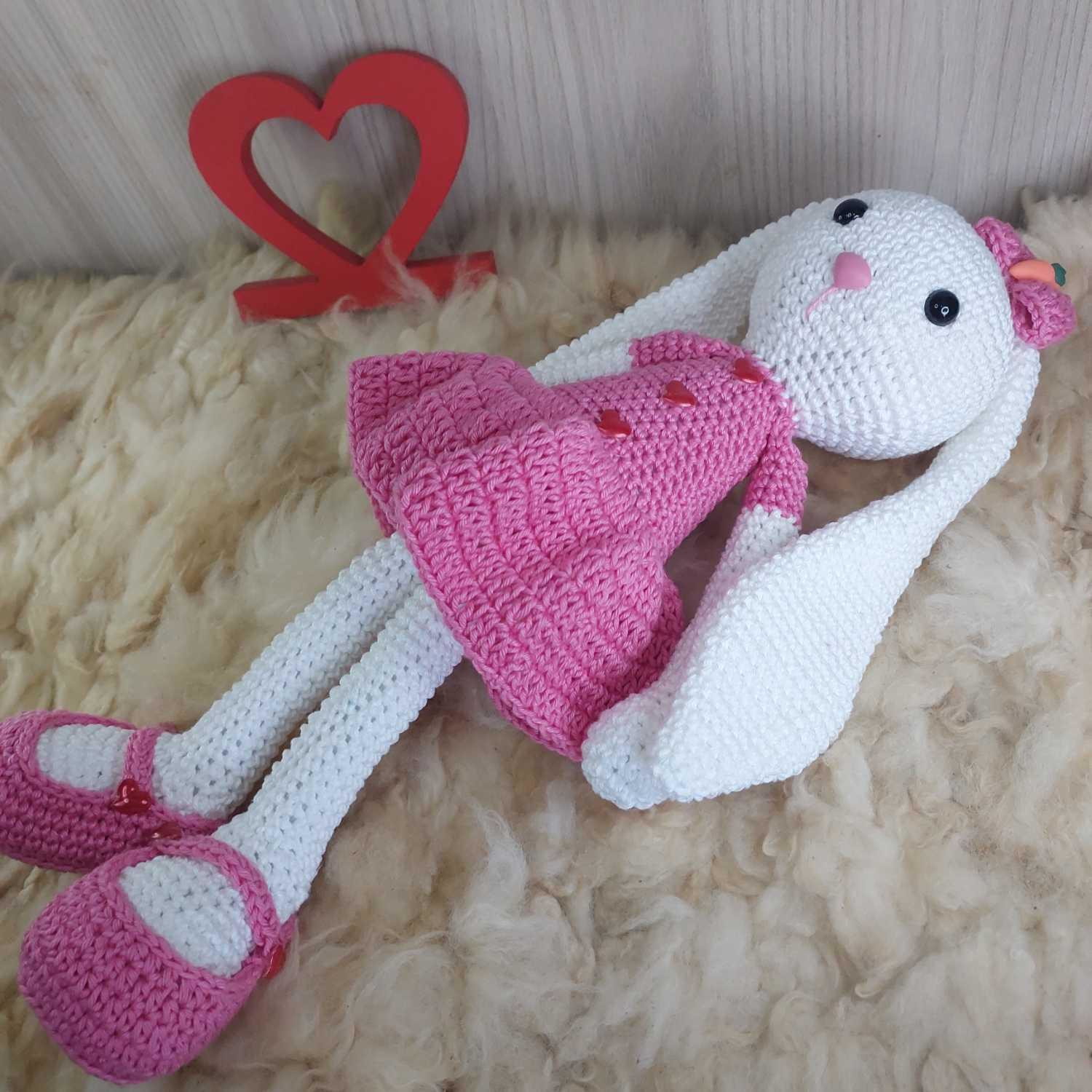 Coelhinha em Amigurumi - Imagem 3