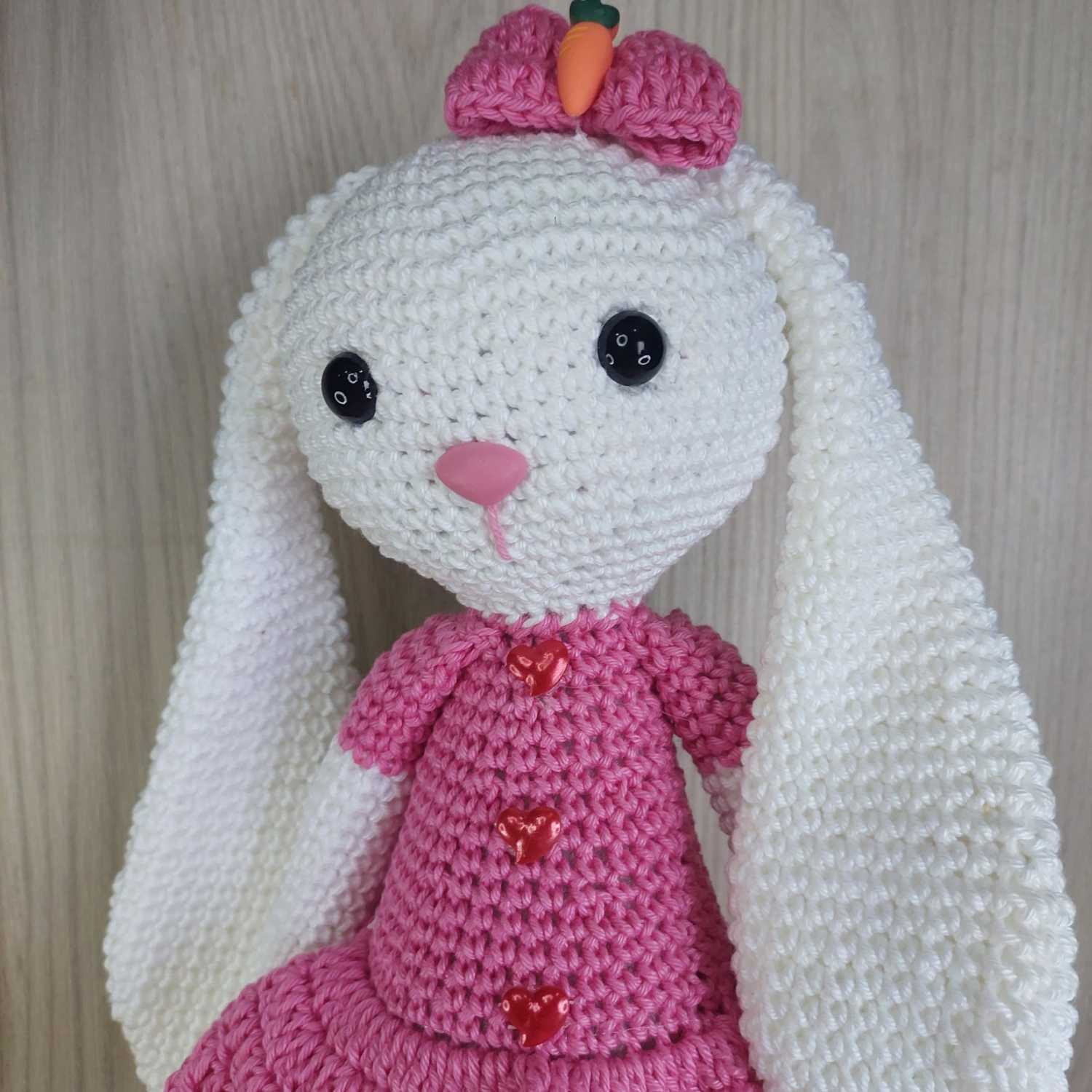 Coelhinha em Amigurumi - Imagem 5