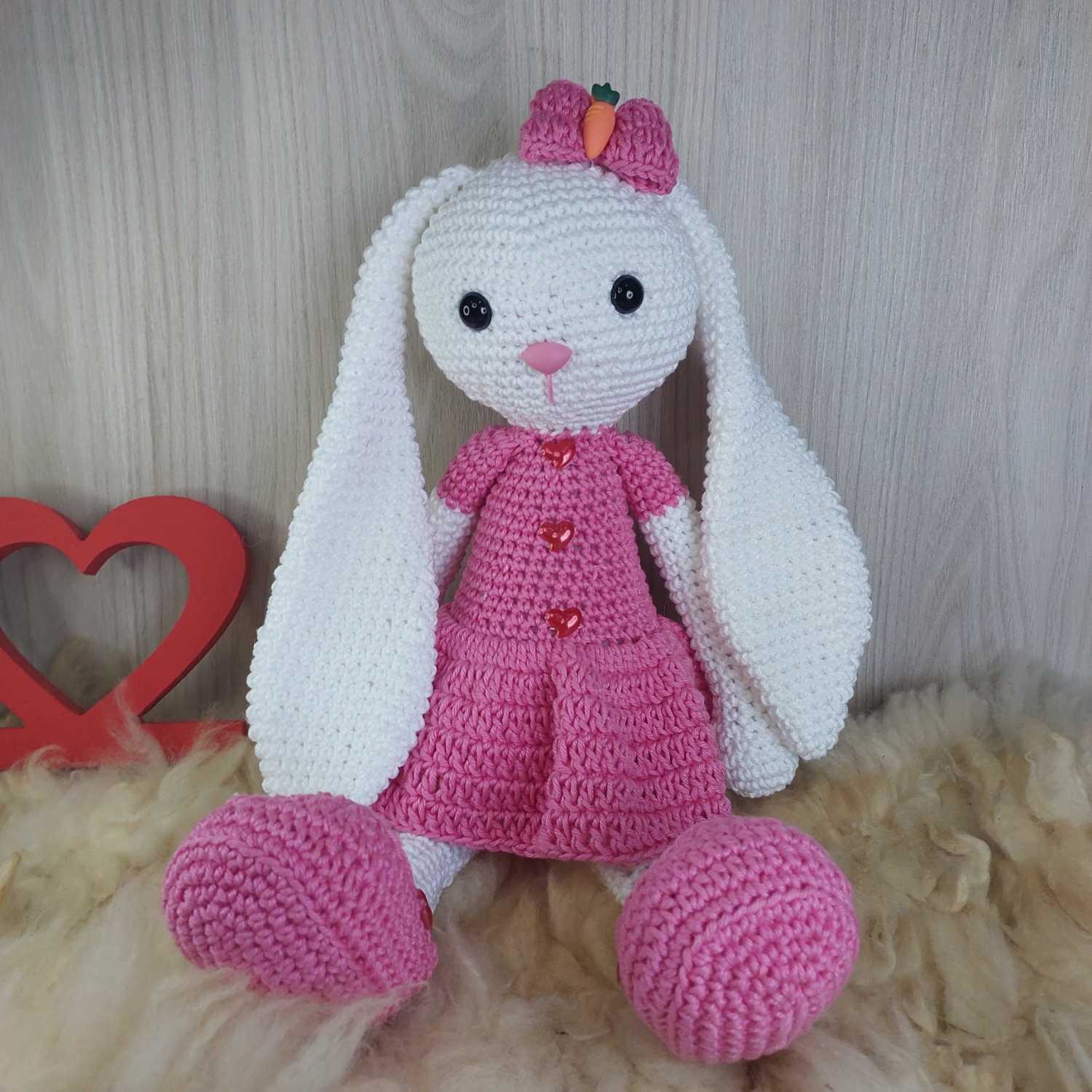 Coelhinha em Amigurumi - Imagem 4