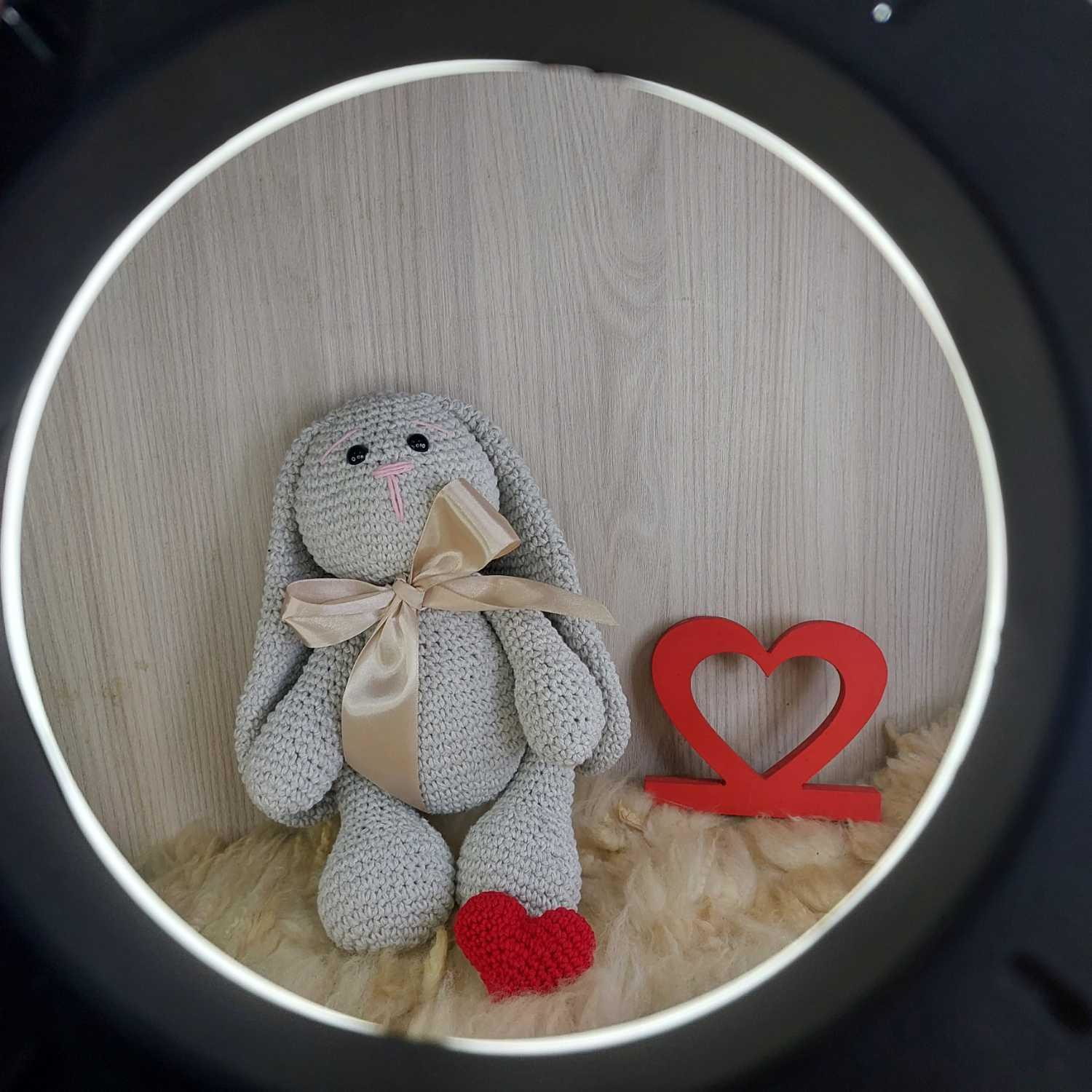 Coelhinho Fofinho em Amigurumi