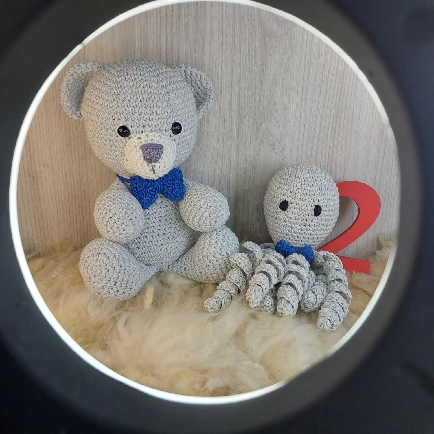 Kit Ursinho e Polvo do Amor.