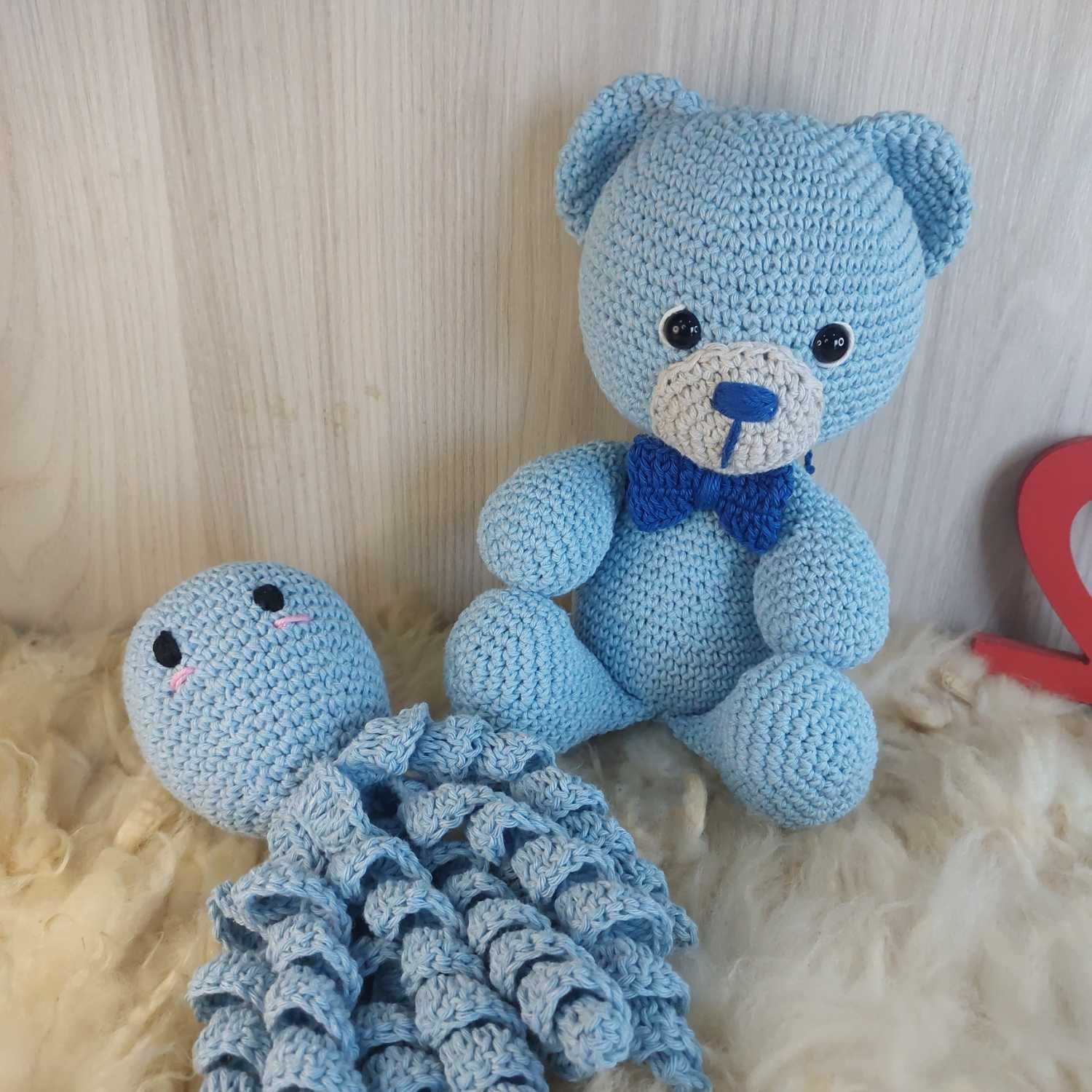 Kit Ursinho e Polvo do Amor Azul. - Imagem 3
