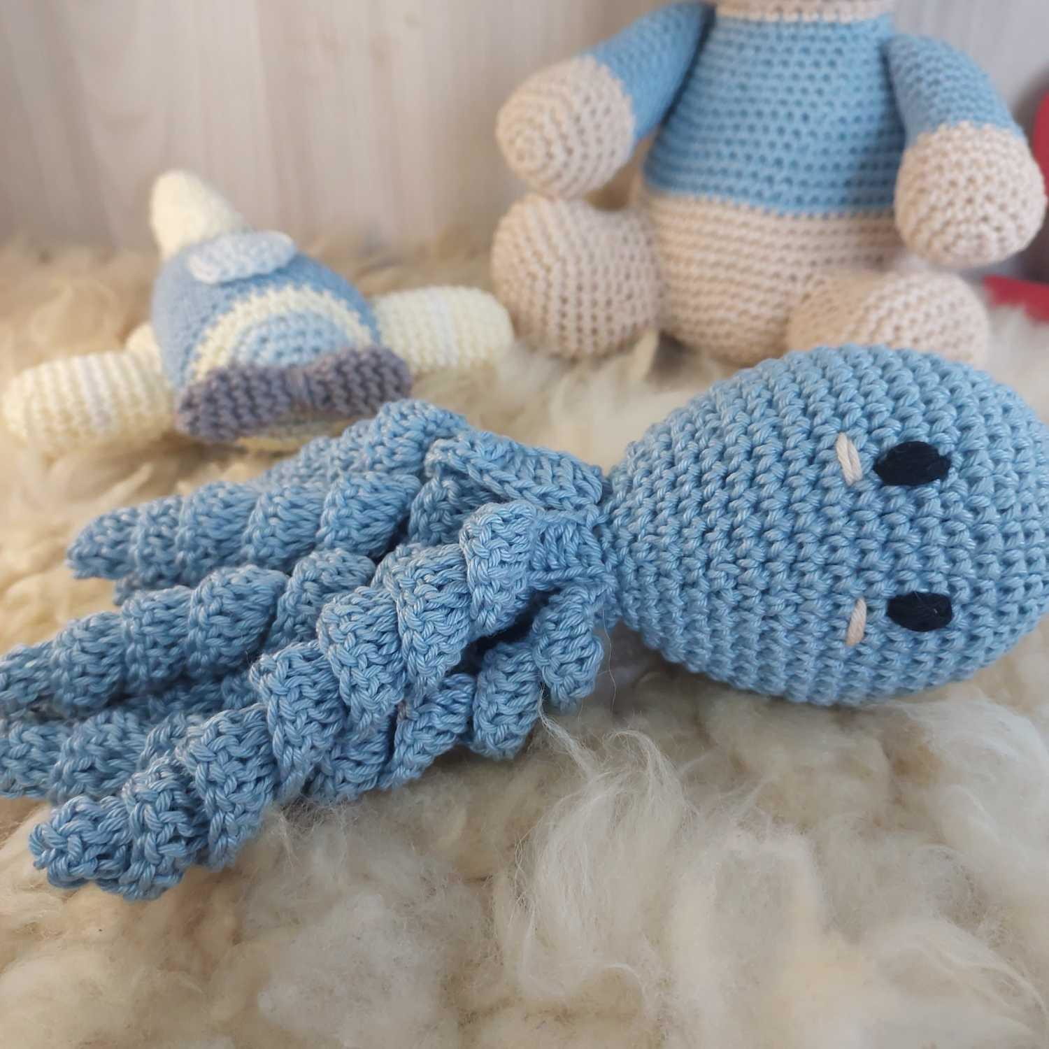 Kit Ursinho Aviador 3 Peças. - Imagem 4