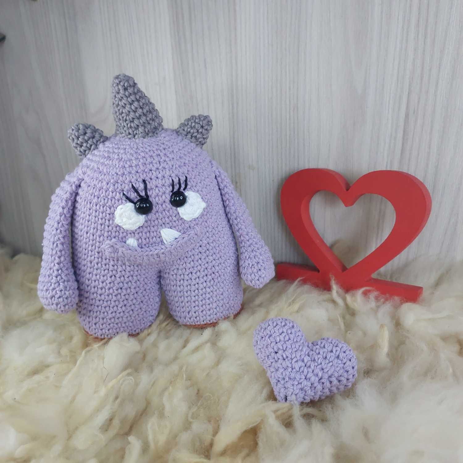 Monstrinho em Amigurumi. - Imagem 4
