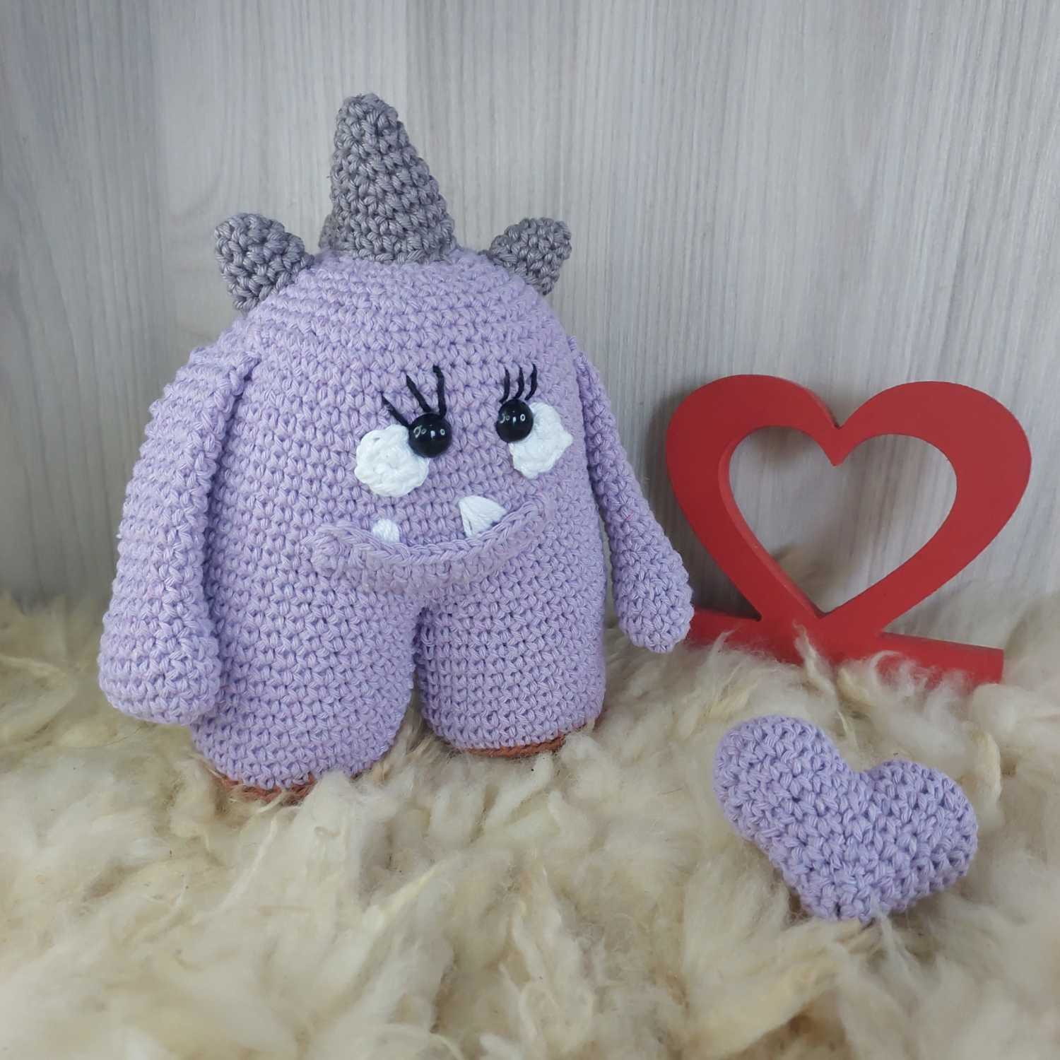 Monstrinho em Amigurumi. - Imagem 3