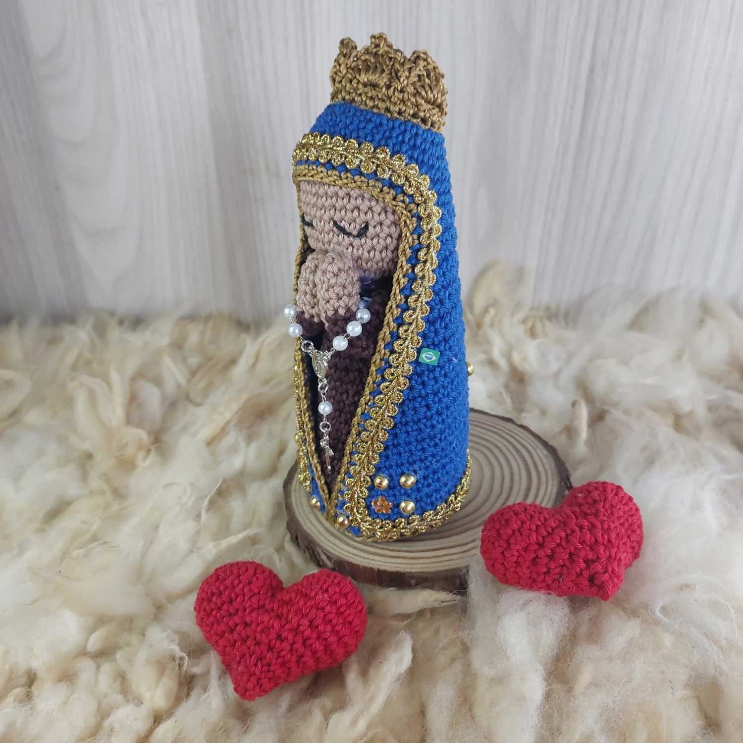 Nossa Senhora Aparecida em Amigurumi. - Imagem 5