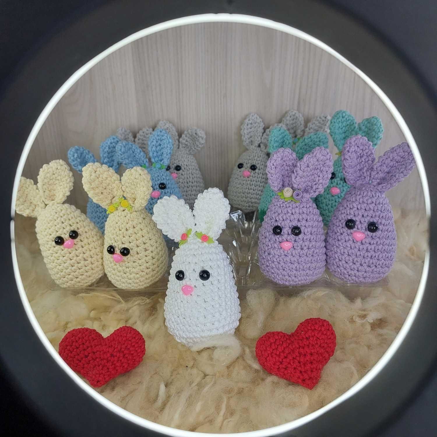 Kit Ovelhos em Amigurumi.